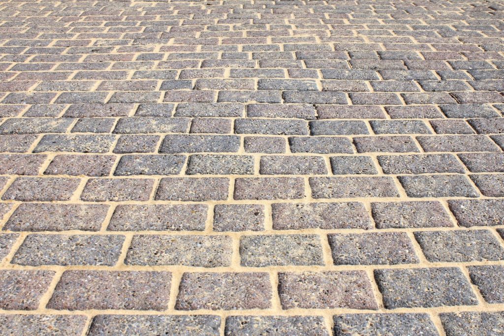gravel concrete driveway